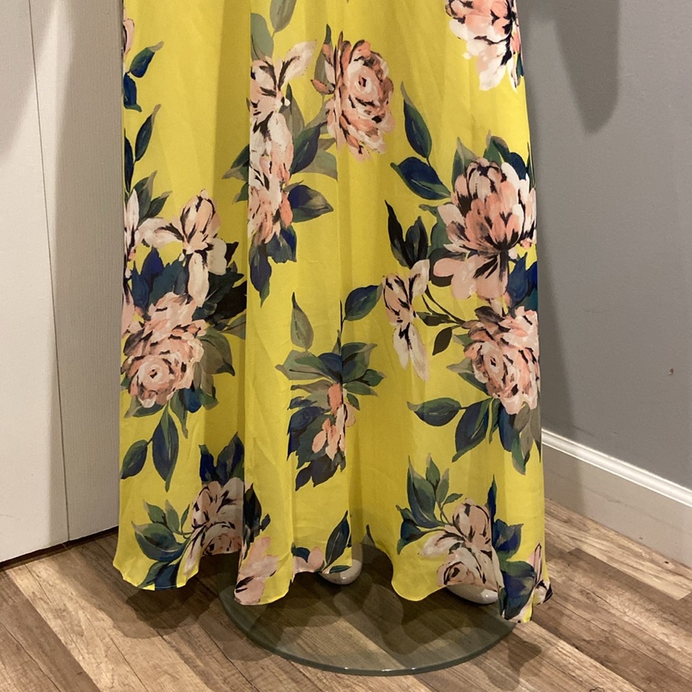 NWOT Eliza J one shoulder floral maxi - Picture 7 of 12